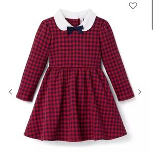 Janie and Jack Gingham Jacquard Dress